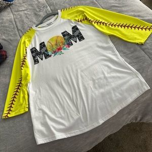 Mom softball shirt size large